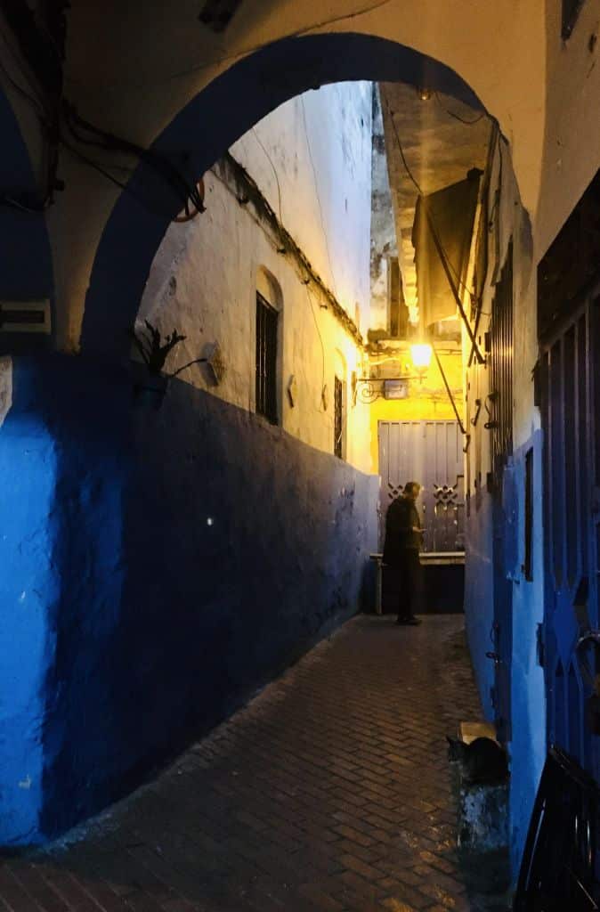 Blaue Gasse in der Medina