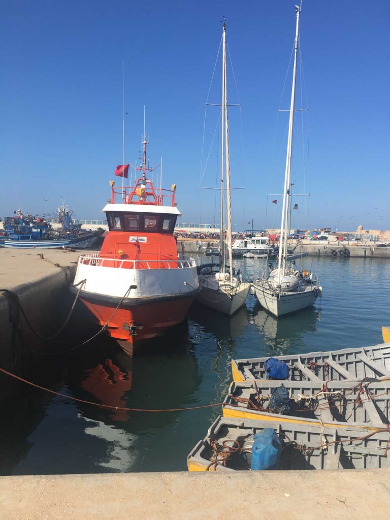 Törnbericht Marokko Hafenliegeplatz Essaouira